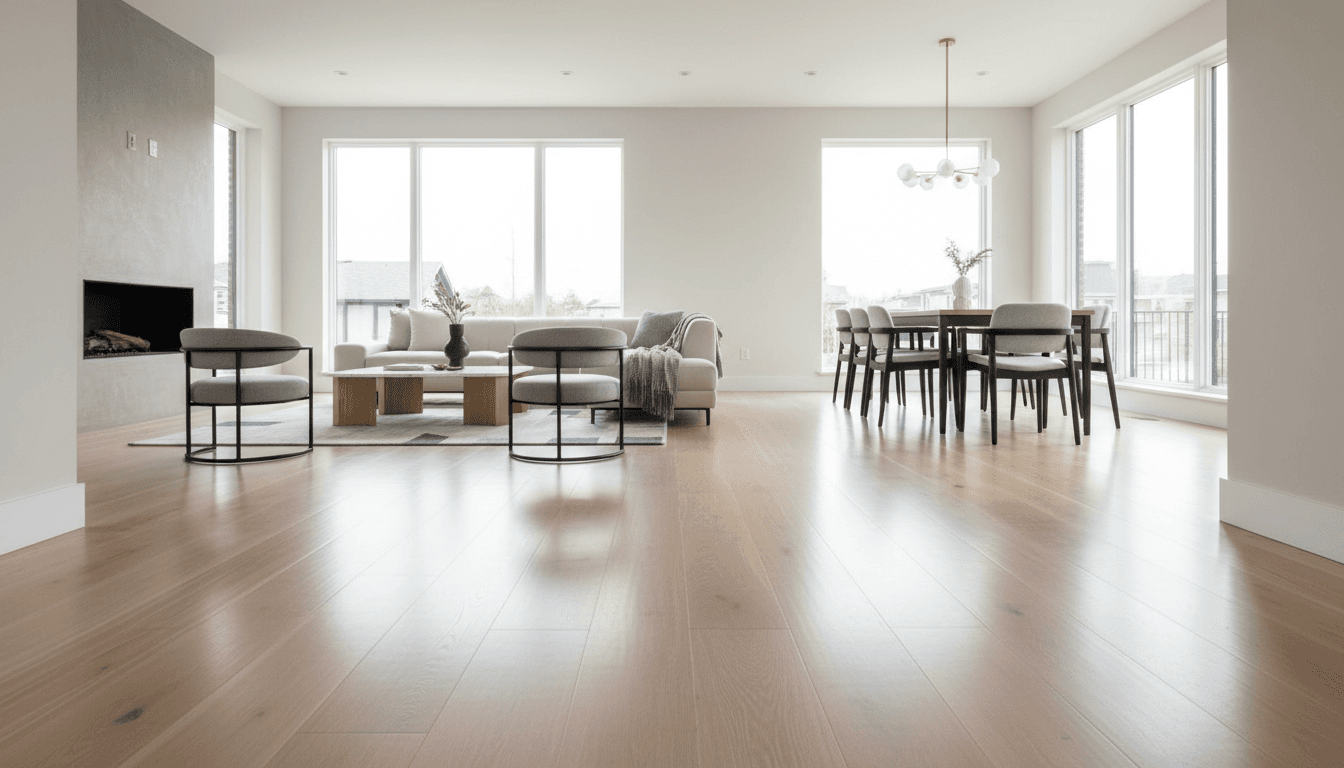 Hardwood flooring installation